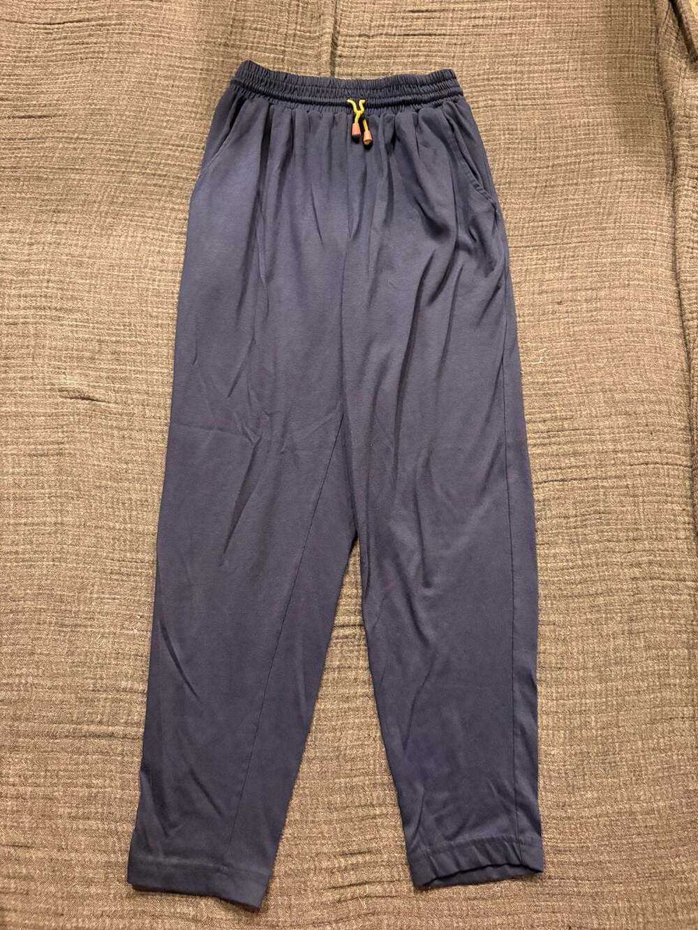 Hang Ten Vintage Blue Pull-On Drawstring Casual Pants Size 6